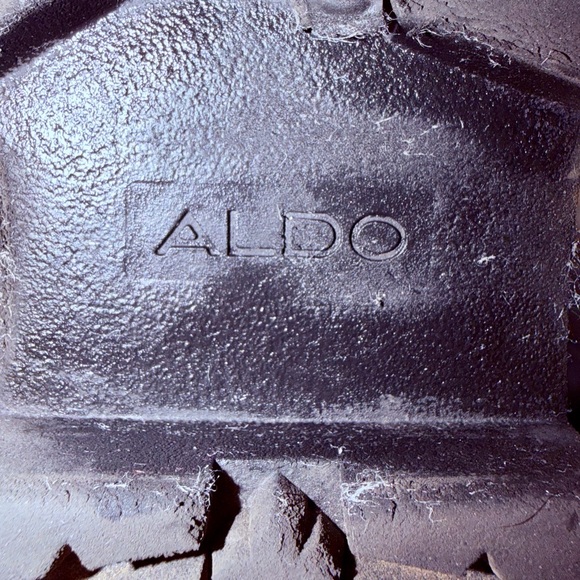Aldo Black Loafers with Gold Chain Detail main image 4